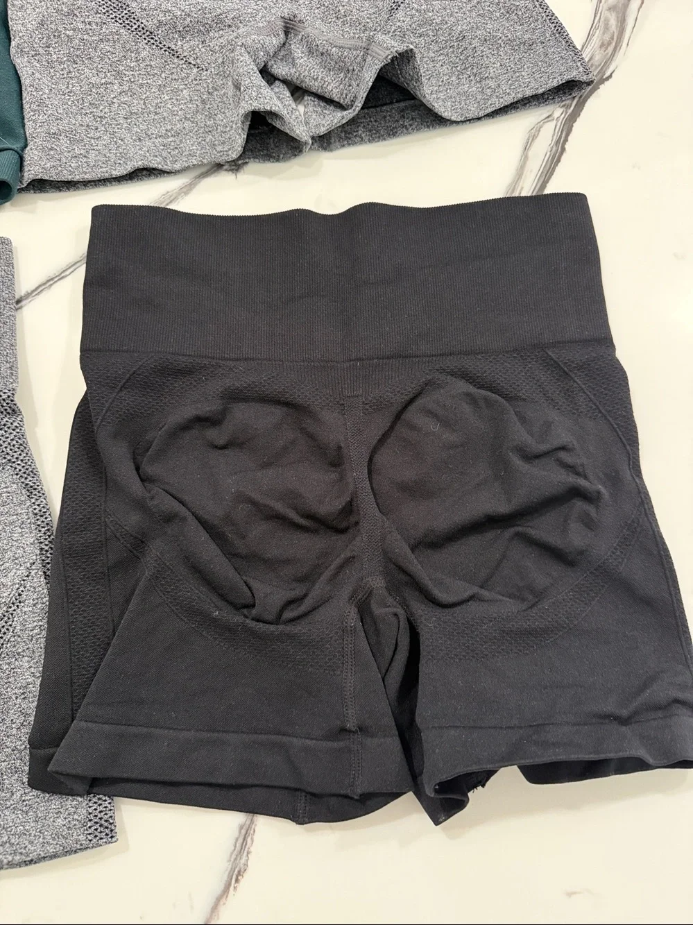 Like new booty shorts with scrunchie butt XS